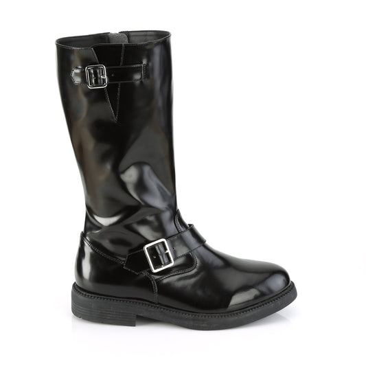 Funtasma Bottes pour hommes OFFICER-201 blk nappa pu