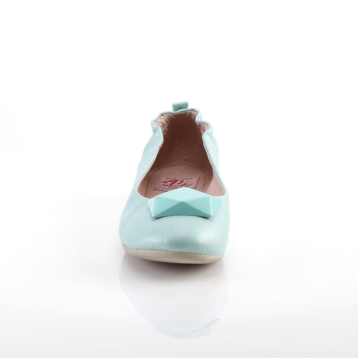 Pin Up Couture Pompes pour femmes OLIVE-08 Cuir aqua Faux