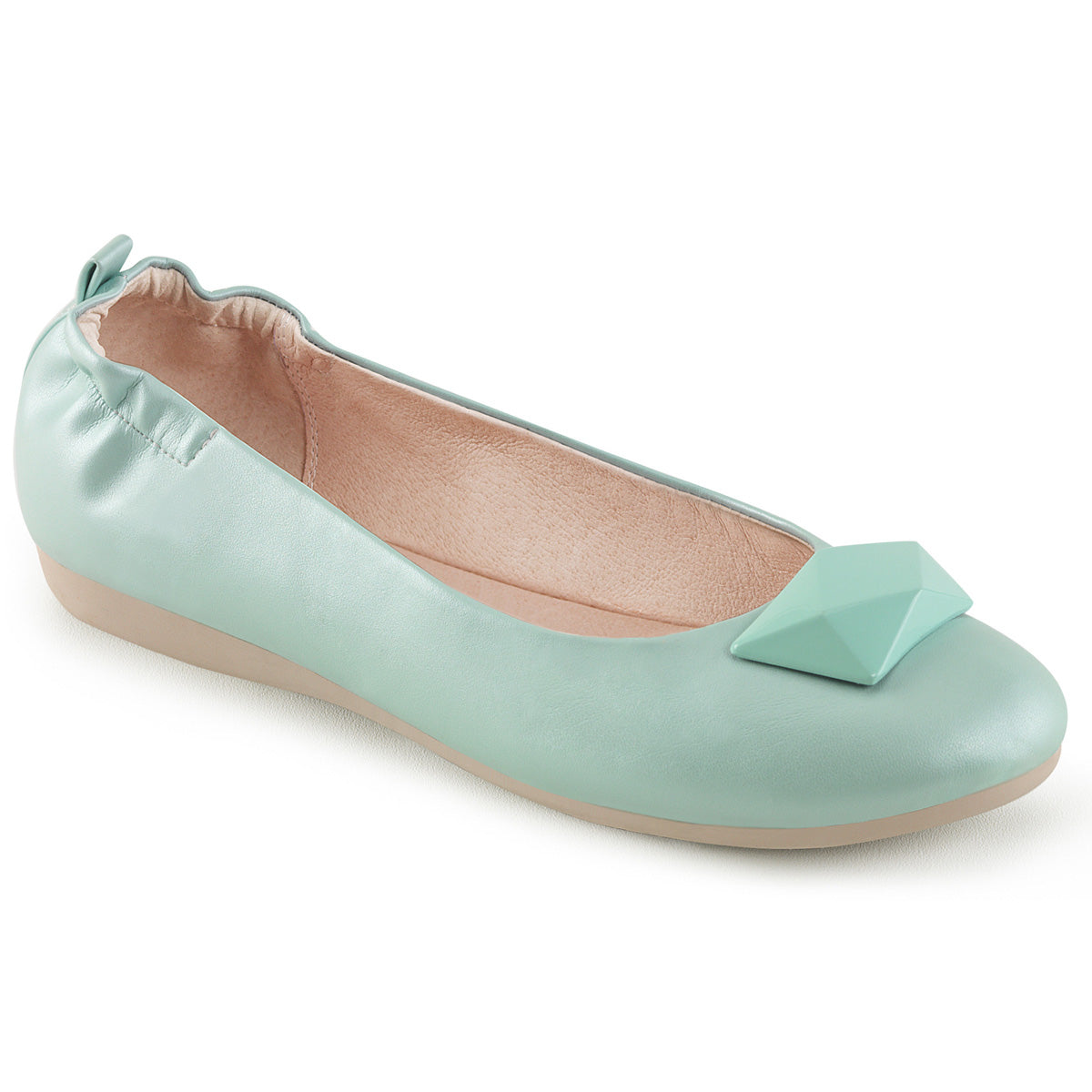 Pin Up Couture Pompes pour femmes OLIVE-08 Cuir aqua Faux
