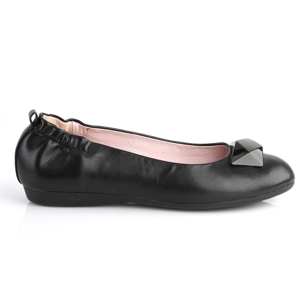 Pin Up Couture Pompes pour femmes OLIVE-08 cuir fausse blk