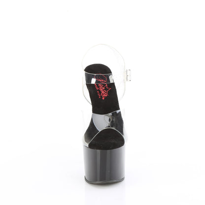 Pleaser   PASSION-708 CLR / BLK