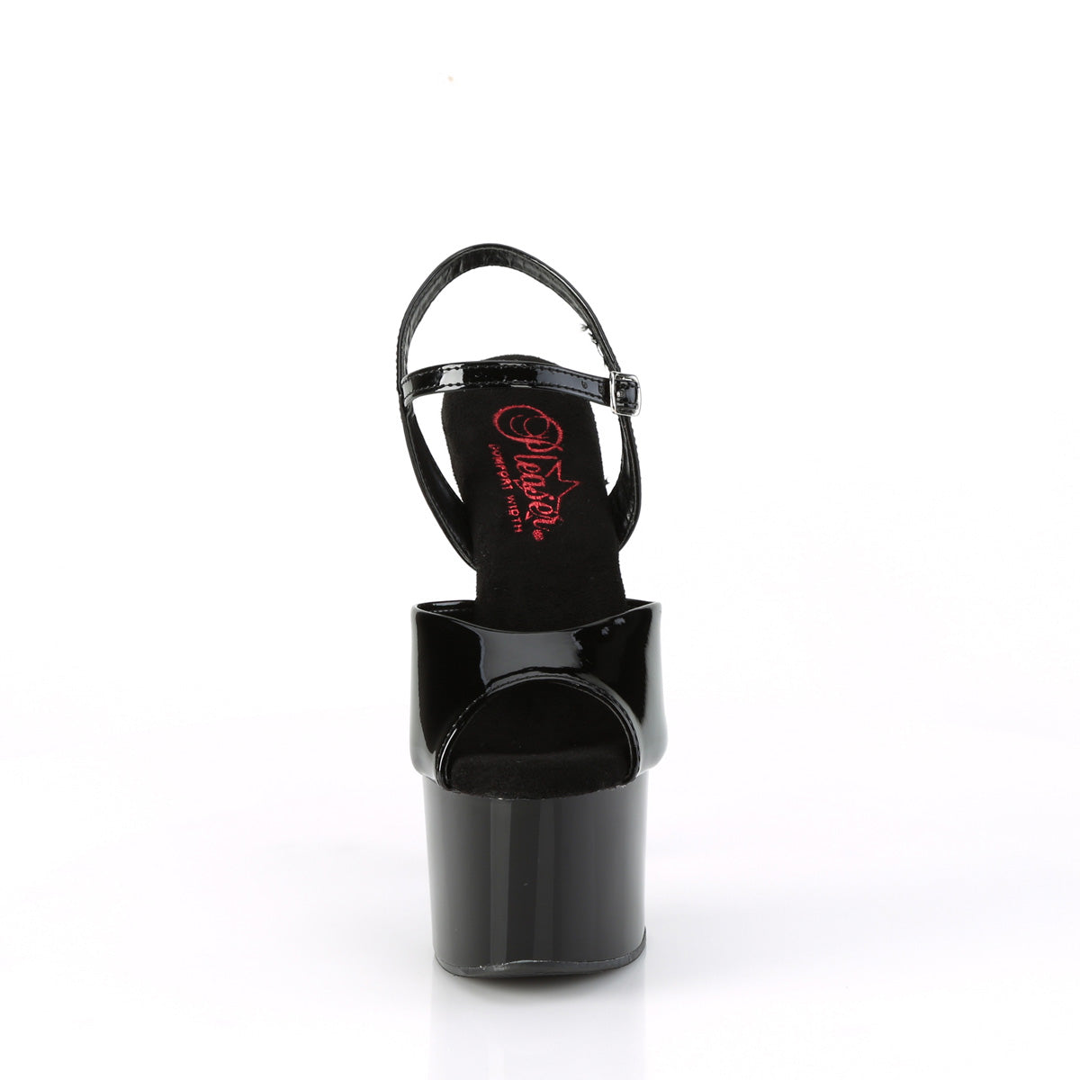 Pleaser  Sandals PASSION-709 Blk Pat/Blk