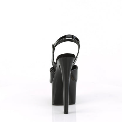 Pleaser  Sandals PASSION-709 Blk Pat/Blk