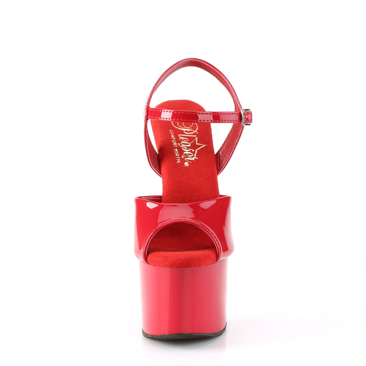 Pleaser  Des sandales PASSION-709 Pat rouge / rouge