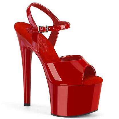 Pleaser  Des sandales PASSION-709 Pat rouge / rouge