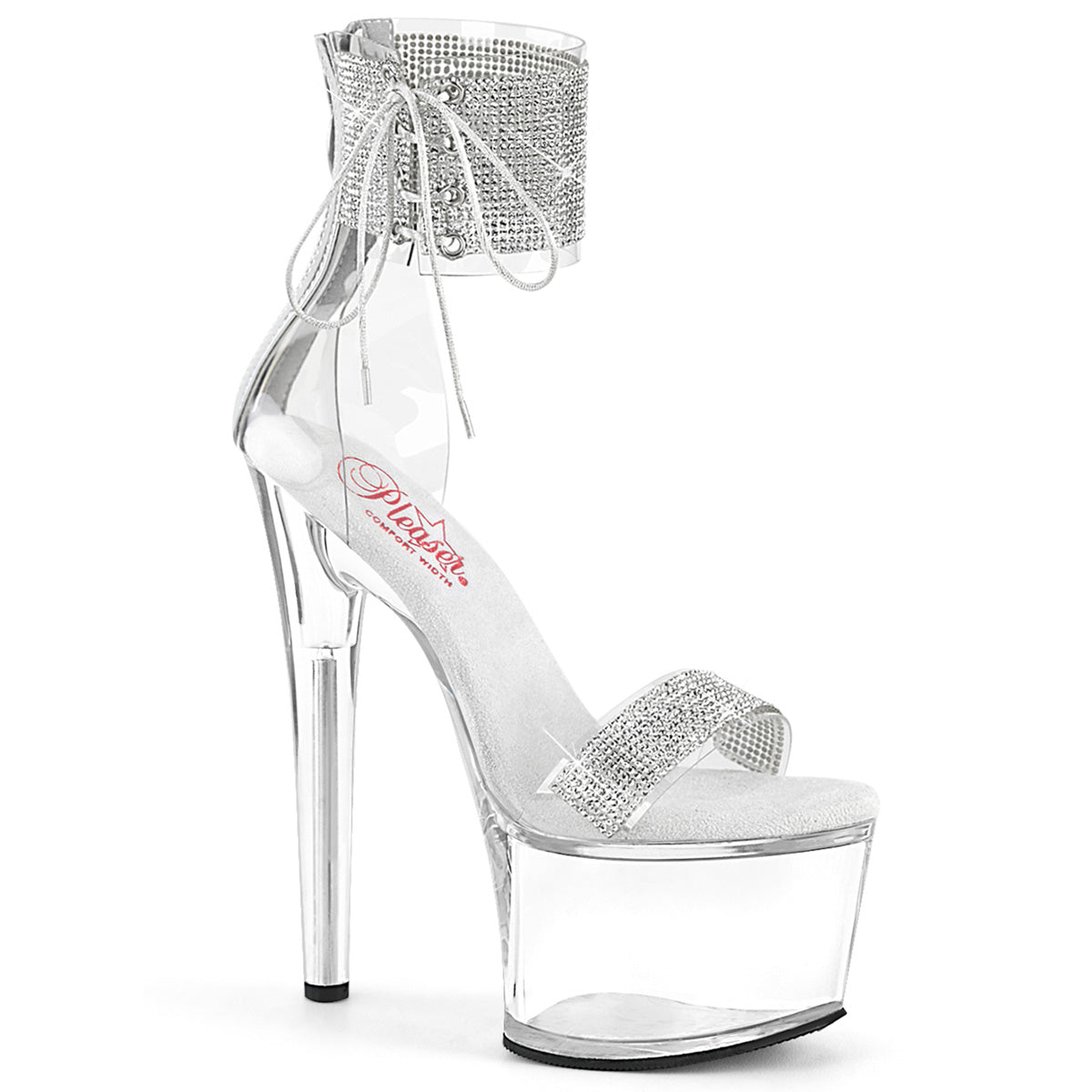 Pleaser   PASSION-727RS CLR-SLV / CLR