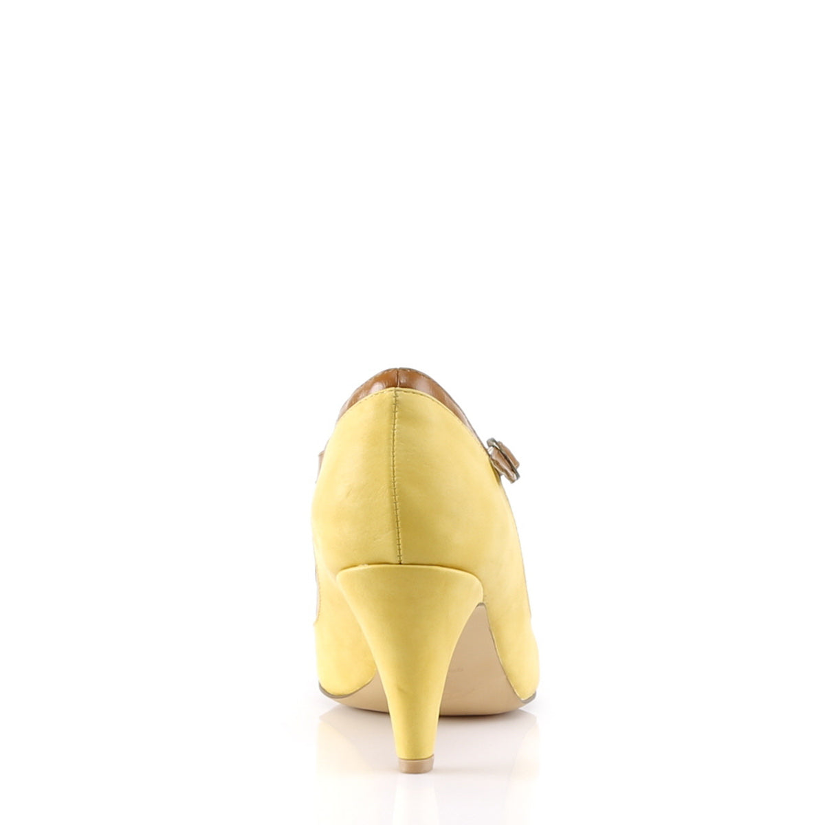Pin Up Couture Pompes pour femmes PEACH-03 cuir multi-faux jaune jaune