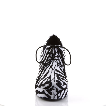 Funtasma Chaussure basse pour hommes PIMP-02 fourrure de zèbre