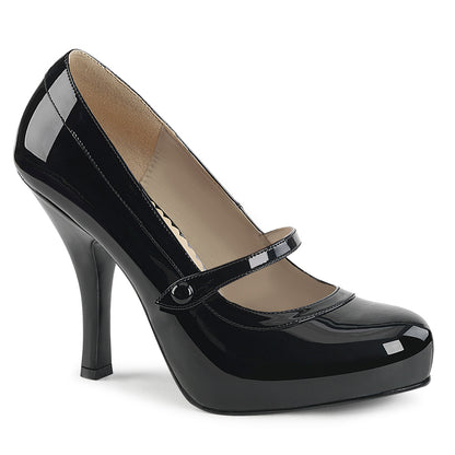 Pleaser Pink Label Pompes pour femmes PINUP-01 blk pat