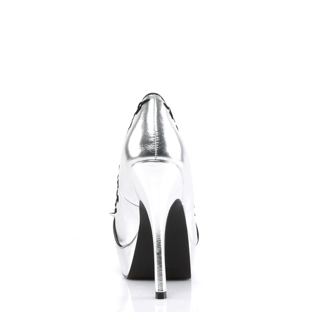 DemoniaCult Womens Pumps PIXIE-18 Slv Vegan Leather