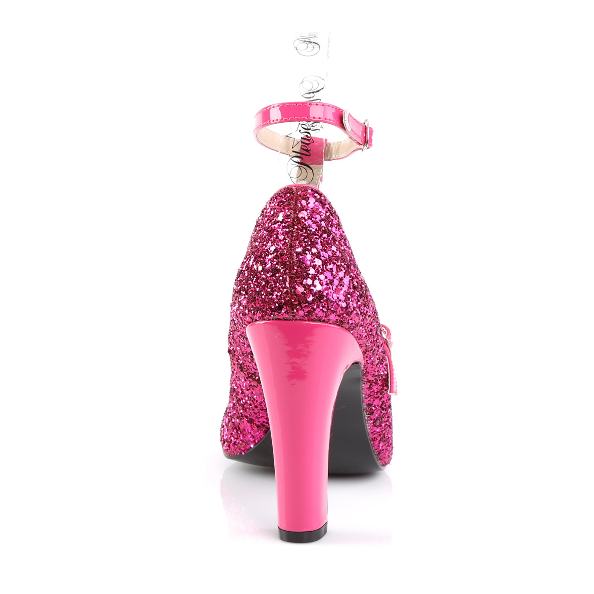 Pleaser Pink Label Pompes pour femmes QUEEN-01 H. rose paillettes-pat