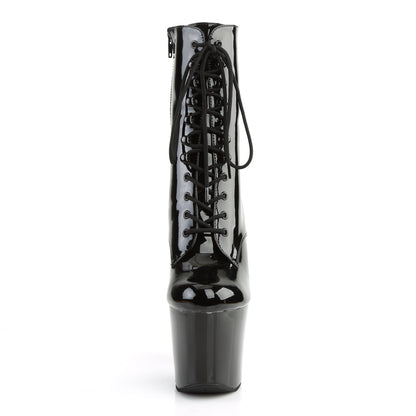 Pleaser Bottines pour femmes RADIANT-1020 BLK PAT / BLK