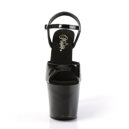 Pleaser Sandales pour femmes RADIANT-709 blk pat / blk