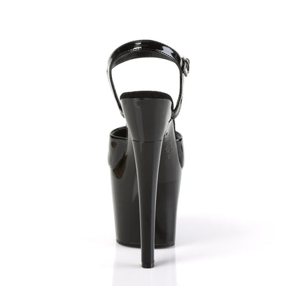 Pleaser Sandales pour femmes RADIANT-709 blk pat / blk