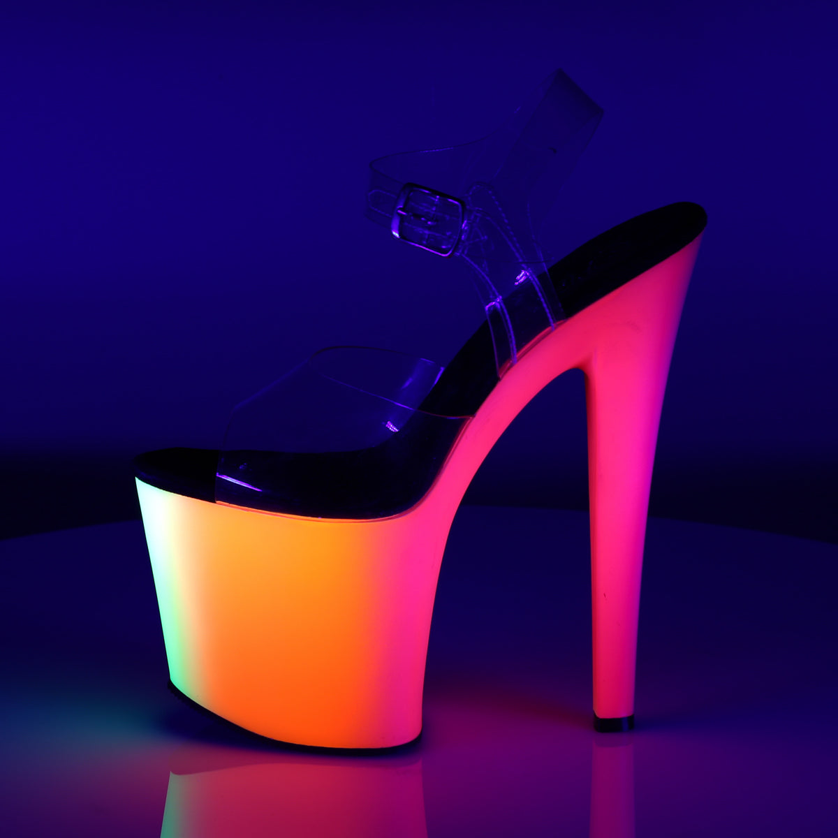 Pleaser Sandales pour femmes RAINBOW-708udu CLR / NEON MULTI