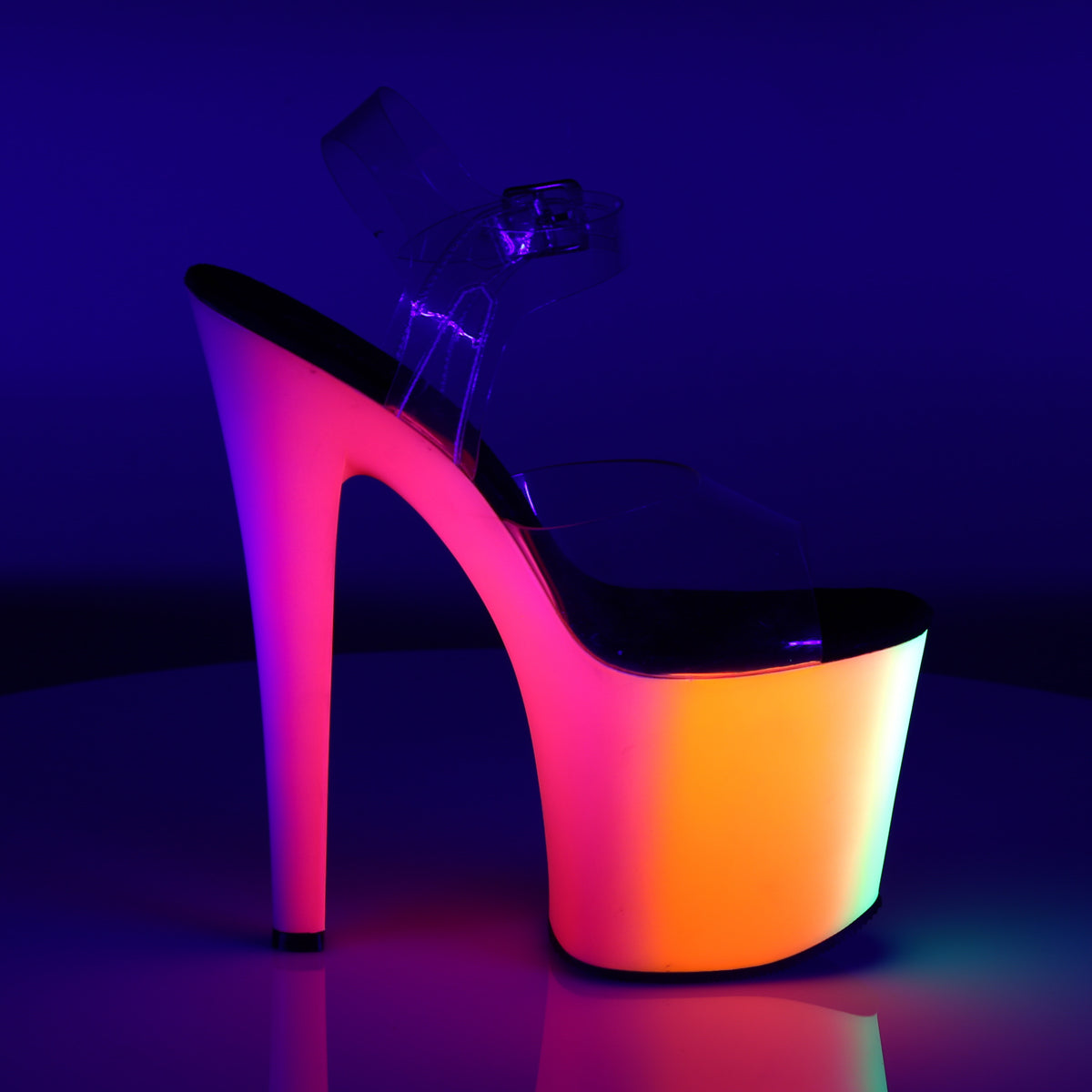 Pleaser Sandales pour femmes RAINBOW-708udu CLR / NEON MULTI