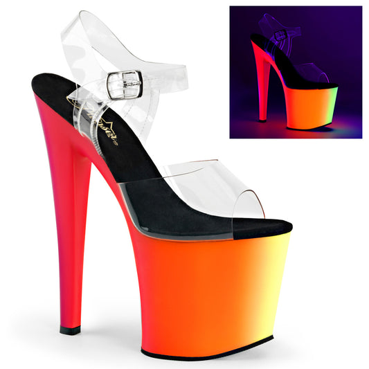 Pleaser Sandales pour femmes RAINBOW-708udu CLR / NEON MULTI