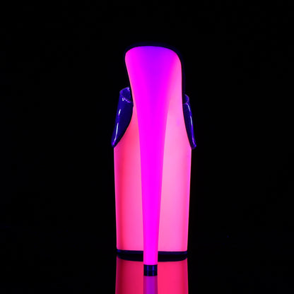 Pleaser Sandales féminines Rainbow-801UV CLR / NEON Multi