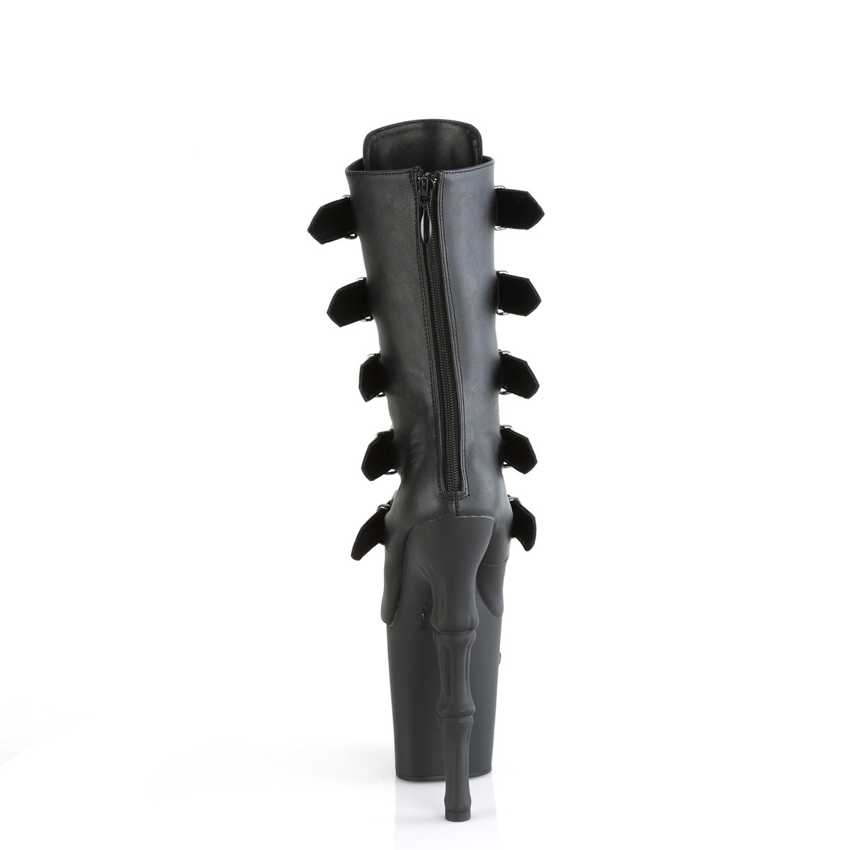 Pleaser  Bottines RAPTURE-1052bk blk faux cuir / blk matte