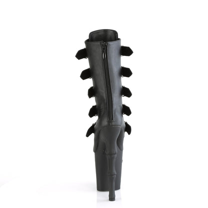 Pleaser  Bottines RAPTURE-1052bk blk faux cuir / blk matte
