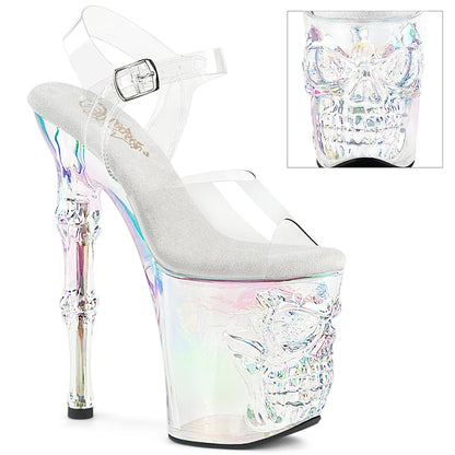 Pleaser Women's Platform Shoes RAPTURE-808HT Clr/Holo Tinted