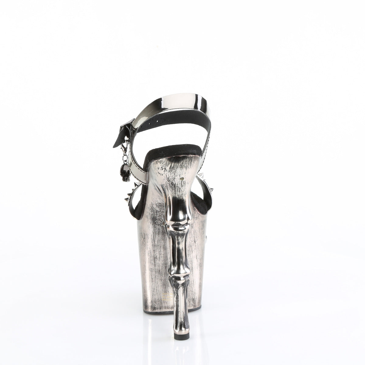 Pleaser  Des sandales RAPTURE-812-lt étain tpu / étain de satin chrome