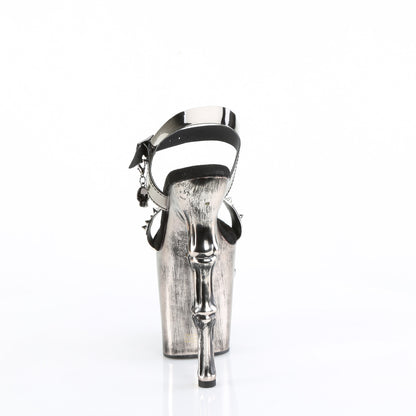 Pleaser  Des sandales RAPTURE-812-lt étain tpu / étain de satin chrome