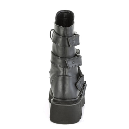 DemoniaCult  Bottes RENEGADE-55 Cuir végétalien BLK