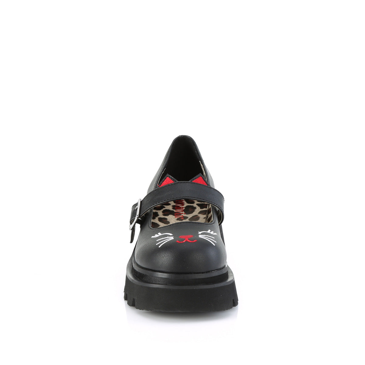 DemoniaCult  Pompes RENEGADE-56 Cuir végétalien BLK