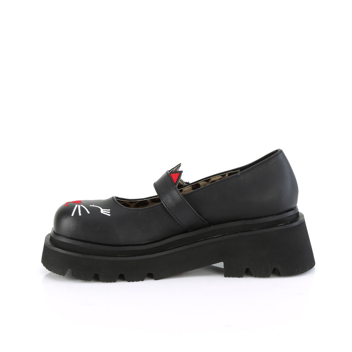 DemoniaCult  Pompes RENEGADE-56 Cuir végétalien BLK