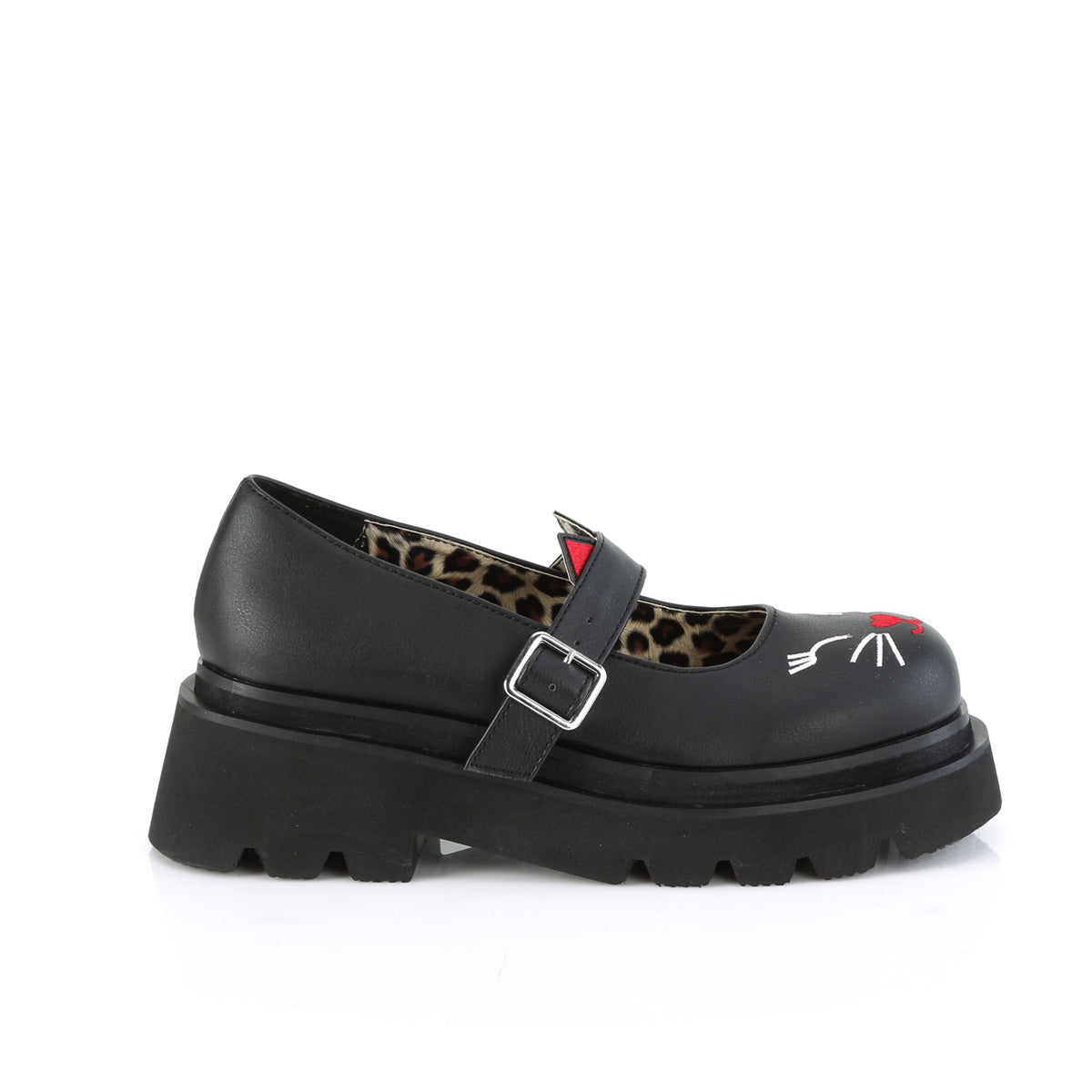 DemoniaCult  Pompes RENEGADE-56 Cuir végétalien BLK