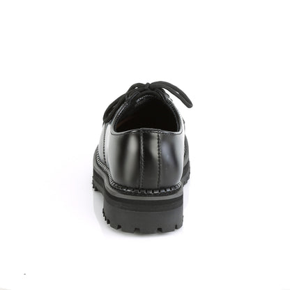 DemoniaCult Bottes pour hommes RIOT-03 Cuir Blk