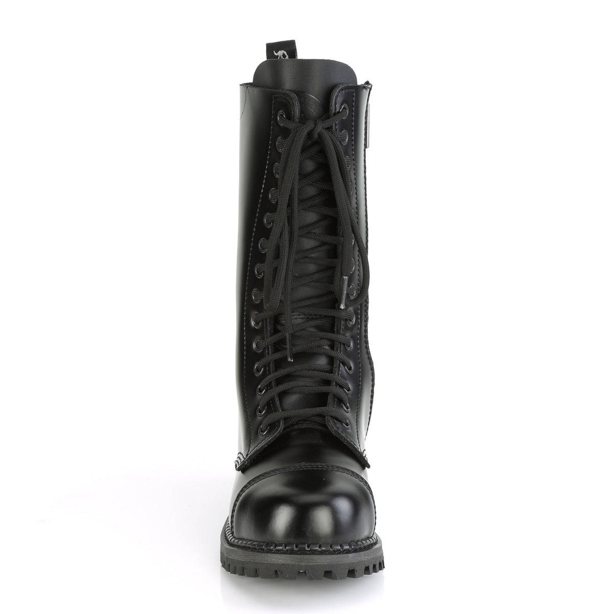 DemoniaCult Mens Boots RIOT-14 Blk Leather