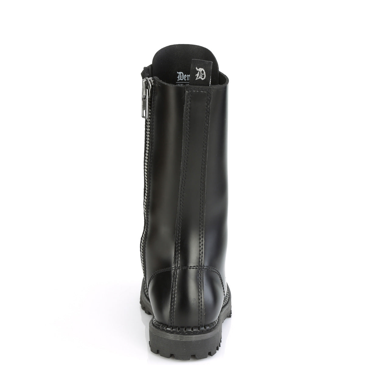 DemoniaCult Mens Boots RIOT-14 Blk Leather