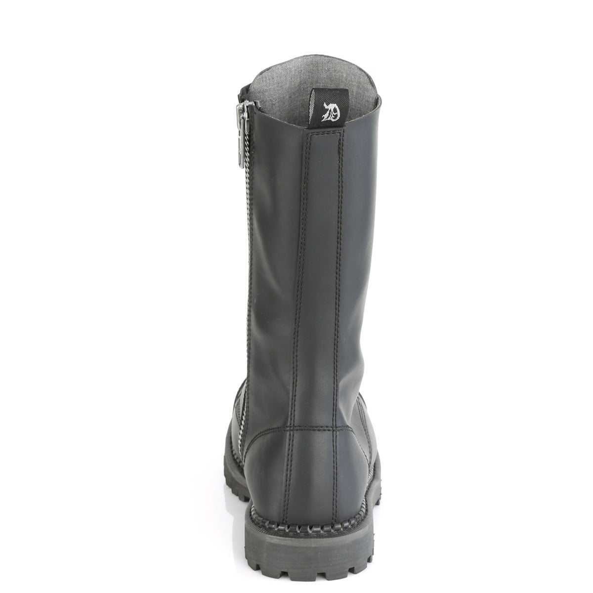DemoniaCult Mens Boots RIOT-14 Blk Vegan Leather