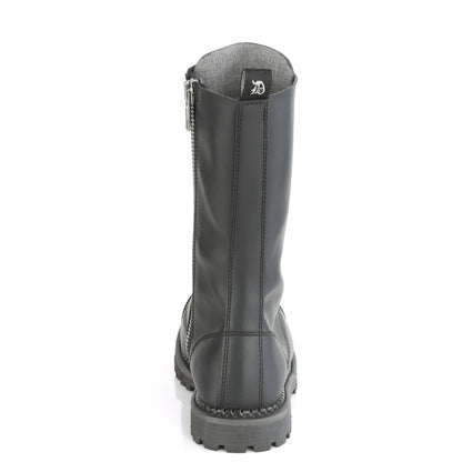 DemoniaCult Mens Boots RIOT-14 Blk Vegan Leather