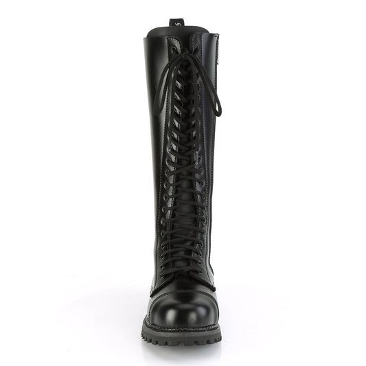 DemoniaCult Bottes pour hommes RIOT-20 BLK Cuir