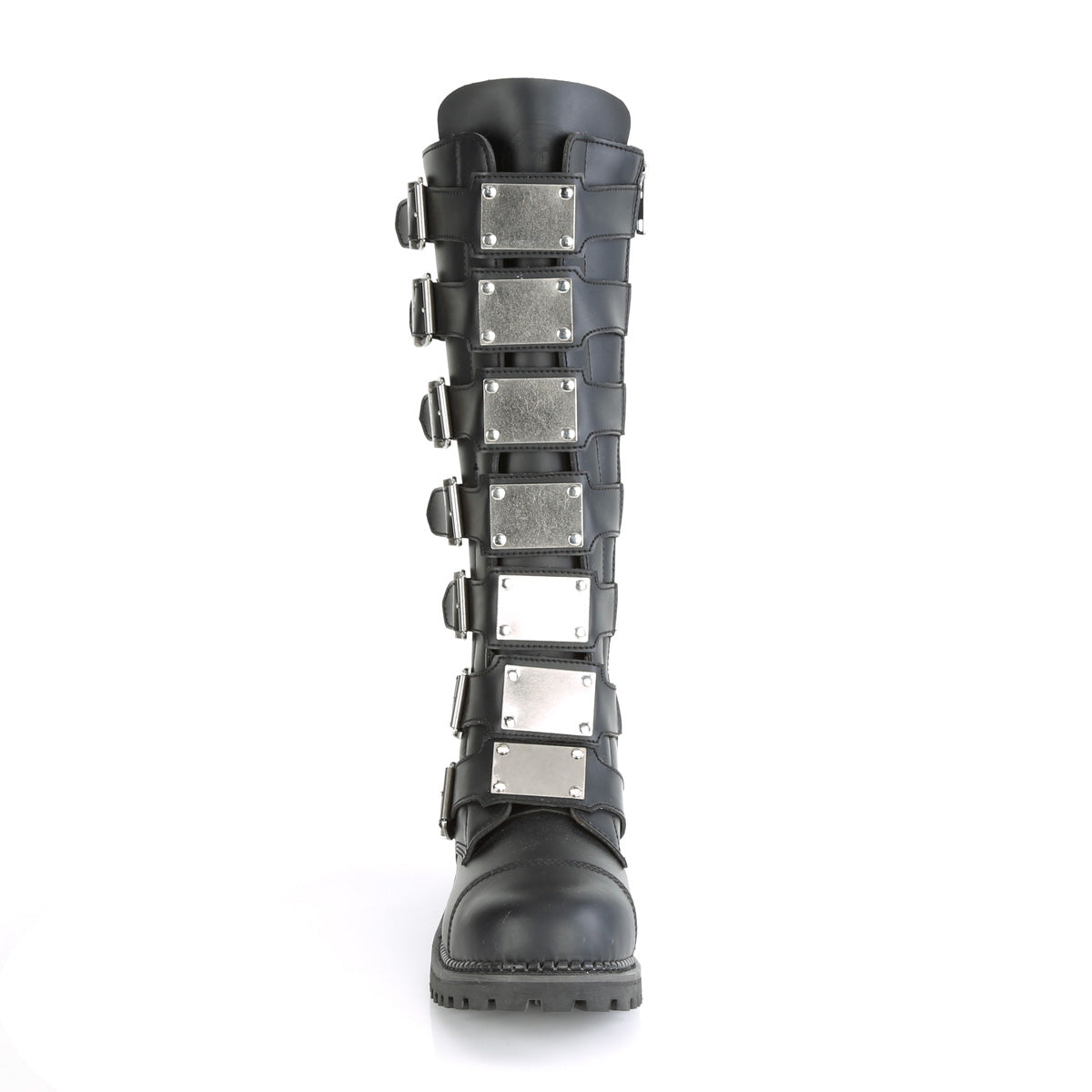 DemoniaCult Mens Boots RIOT-21MP Blk Vegan Leather
