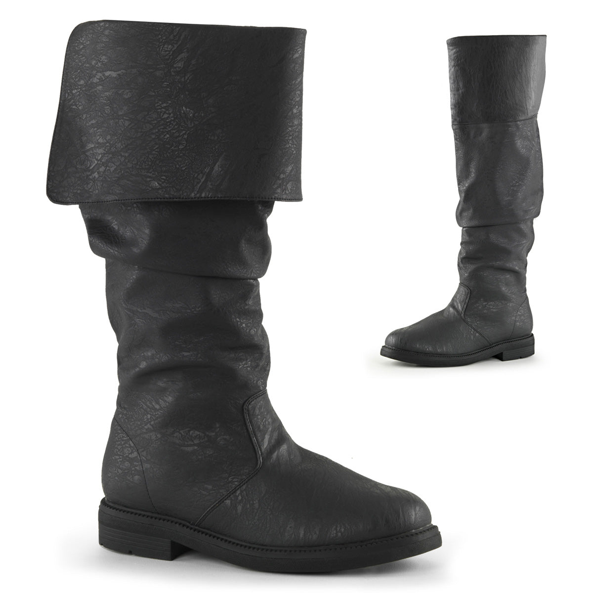 Funtasma Bottes pour hommes ROBINHOOD-100 blk en détresse PU
