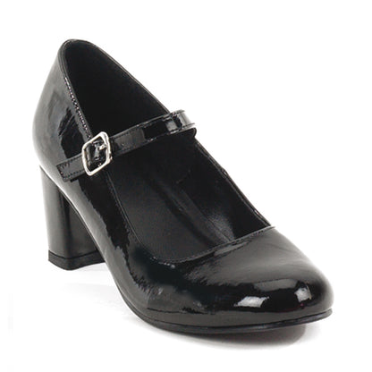 Funtasma Pompes pour femmes Schoolgirl-50 blk pat