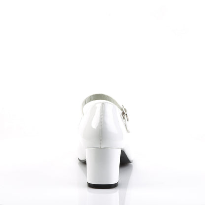 Funtasma Pompes pour femmes Schoolgirl-50 wht pat