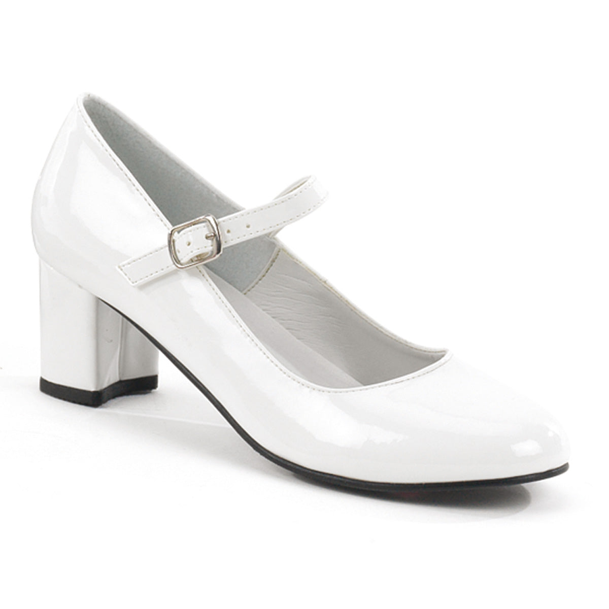 Funtasma Pompes pour femmes Schoolgirl-50 wht pat
