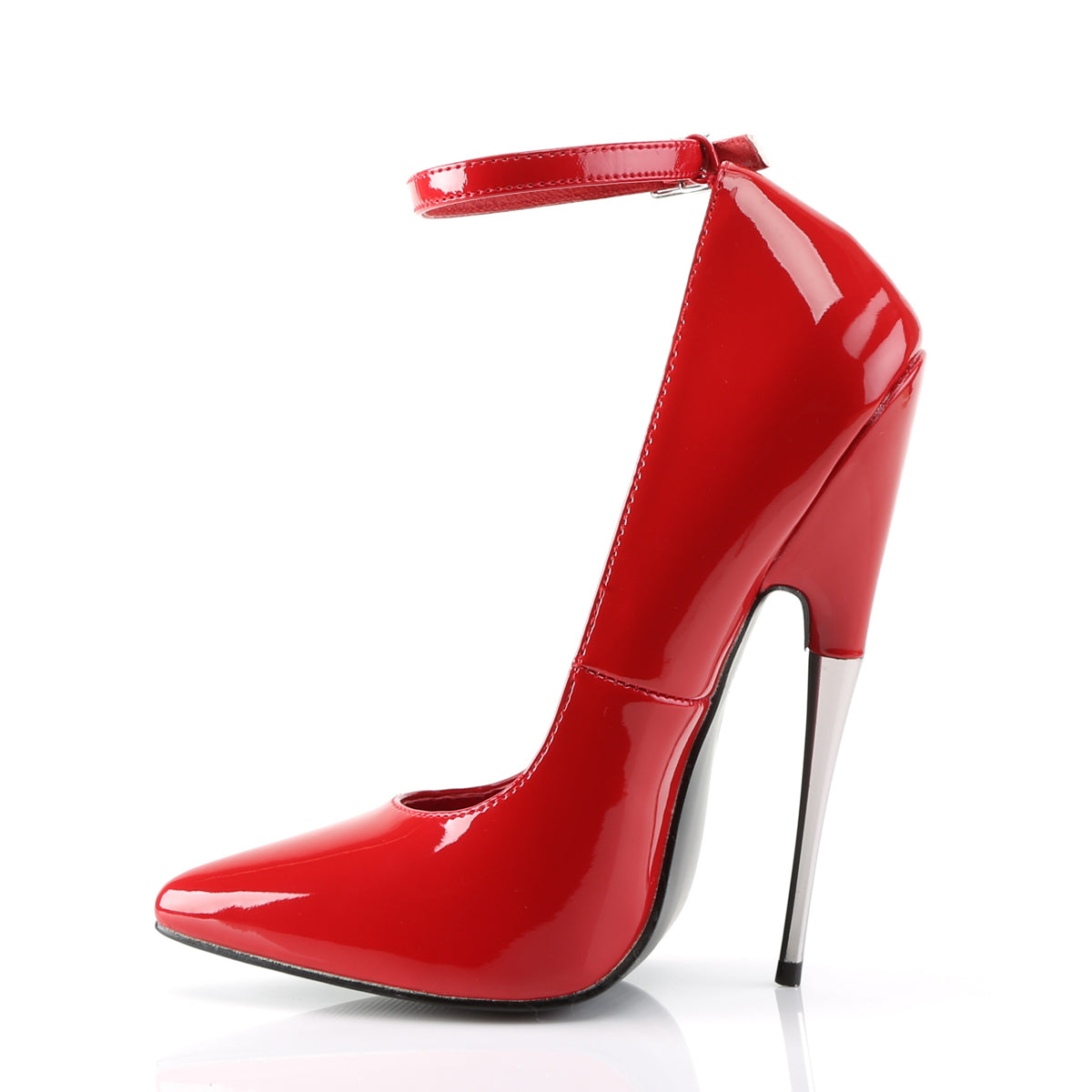 Devious Pompes pour femmes SCREAM-12 tape rouge