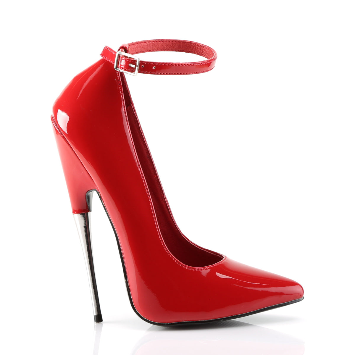 Devious Pompes pour femmes SCREAM-12 tape rouge