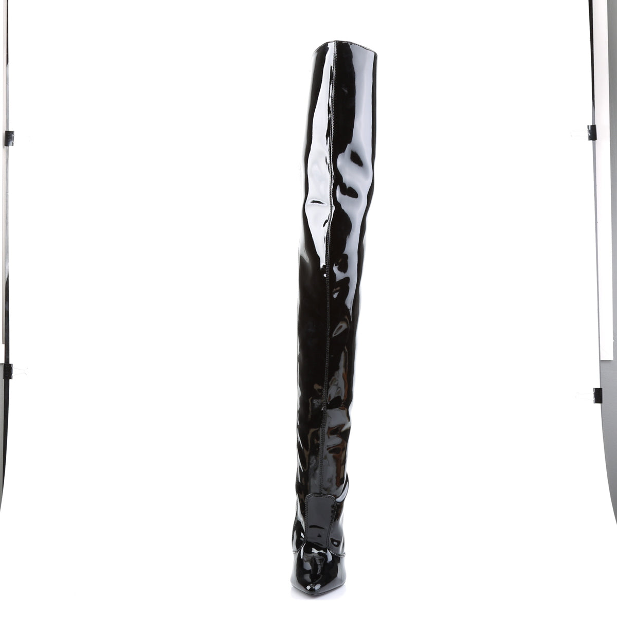 Devious Bottes de Womens SCREAM-3010 Blk Pat
