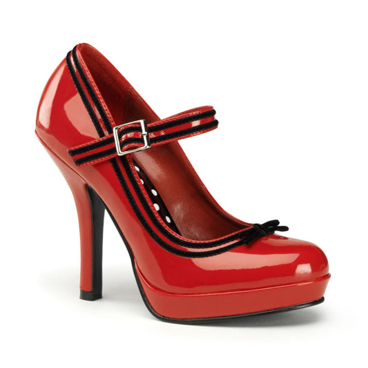 Pin Up Couture Womens Pumps SECRET-15 Red Pat