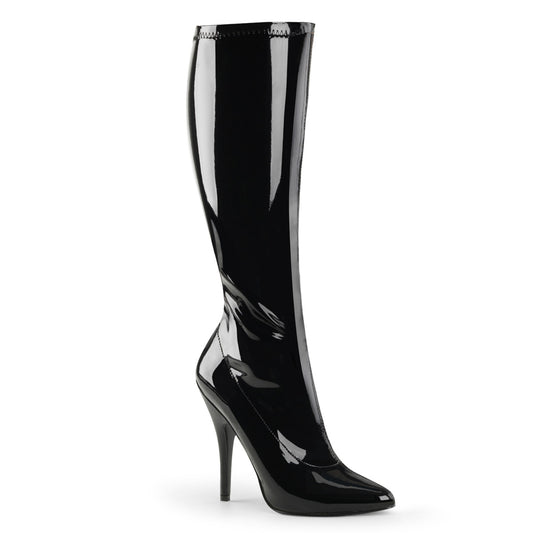 Pleaser Bottes pour femmes SEDUCE-2000 blk str pat