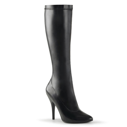 Pleaser Bottes pour femmes SEDUCE-2000 Blk str Str Faux Cuir