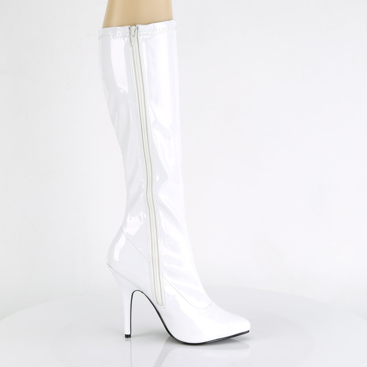 Pleaser Bottes pour femmes SEDUCE-2000 wht str pat