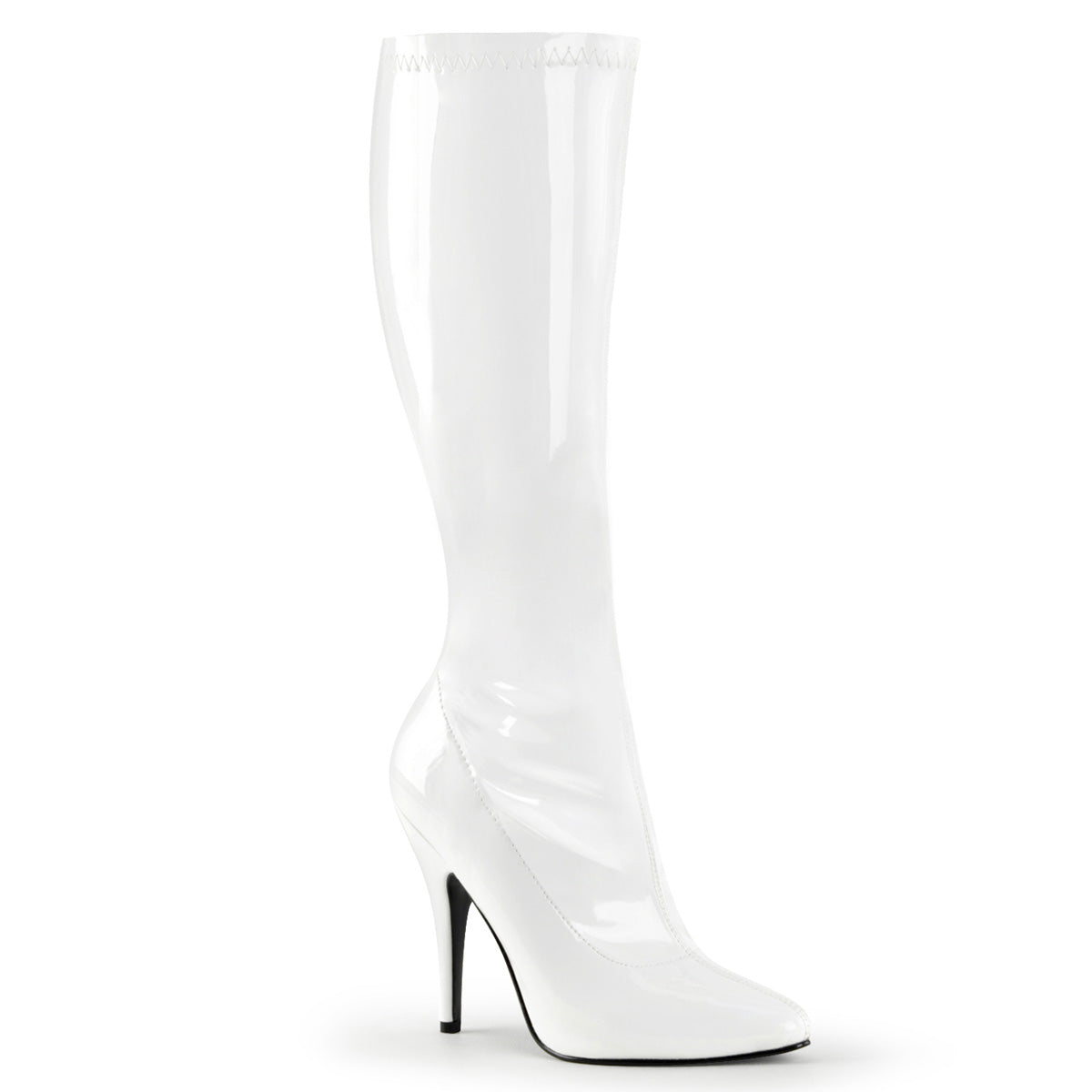 Pleaser Bottes pour femmes SEDUCE-2000 wht str pat